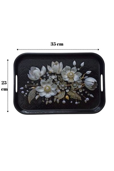 heybecollection Floral Patterned Tray