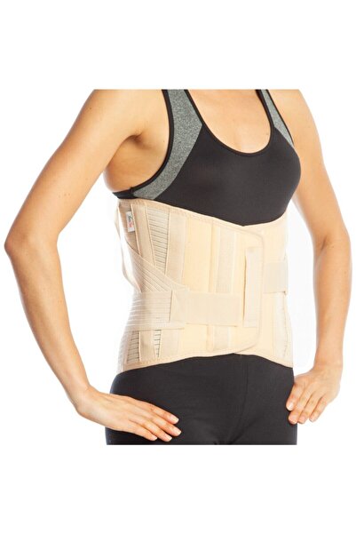 Genel Markalar Destekli Bel ve Sırt Korse, 32 cm, Kemerli, Çelik Balenli, Rah...