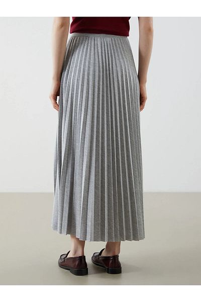 LC Waikiki Pleated Skirt with Elastic Waist