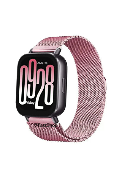 MMP SHOP Xiaomi Redmi Watch 5 Active / Watch 5 Lite Uyumlu 22mm Örgü Metal Ha...