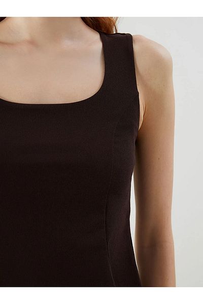 LC Waikiki Μπλούζα Peplum με τετράγωνο γιακά
