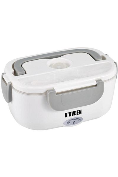 Noveen Cutie electrica pentru incalzirea pranzului Noveen LB310, 40 W, 1.1 L (Alb/Gri)