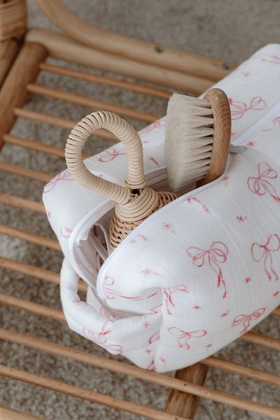 Tuğba Kuğu Muslin Care Bag - Pureline Series - Dainty Bows