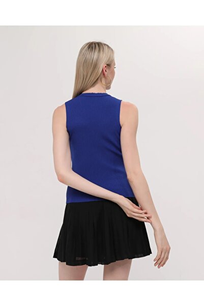 Kırçiçek Γυναικεία πλεκτή μπλούζα με λαιμόκοψη