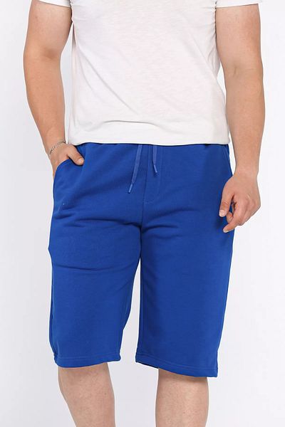 MİSHAR İTALİA Pantaloni scurți cu șireturi în talie pentru bărbați Sax Blue