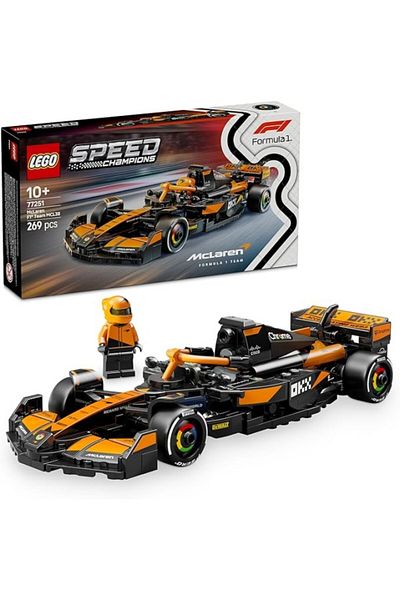 ShopZum Speed ​​Champions Mclaren F1 Team Mcl38 Race Car 77251 – Boys and Girls Ages 10 and up