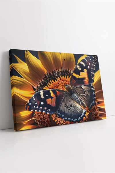 KOSS Dijital Pictură pe pânză cu albine și floarea soarelui, pictură pe pânză...