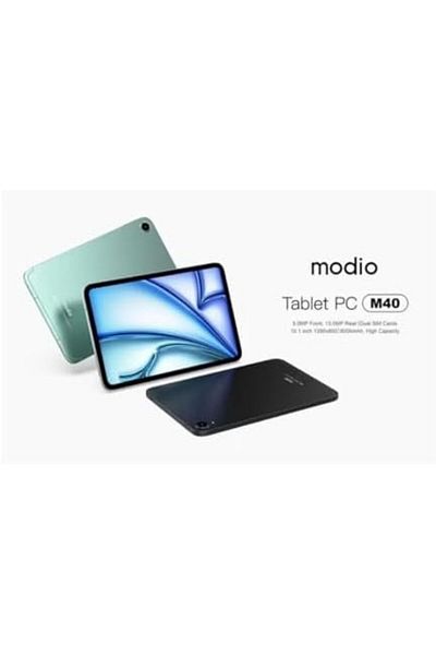 ROCK LİGHT Modio M40 Android 5G Tablet, 10.1-inch HD Display, 12GB RAM, 512GB Storage, 8000mAh Battery, Dual SI