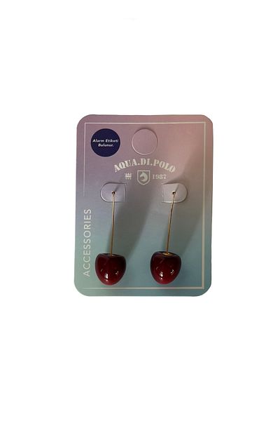 Aqua Di Polo 1987 Women's Cherry Earrings