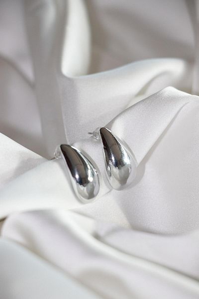 Aqua Di Polo 1987 Women's Silver Drop Earrings