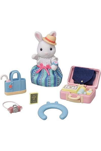 SYLVANIAN FAMILIES Families Weekend Travel Set- Snow Rabbit Mother Fxym 1126906