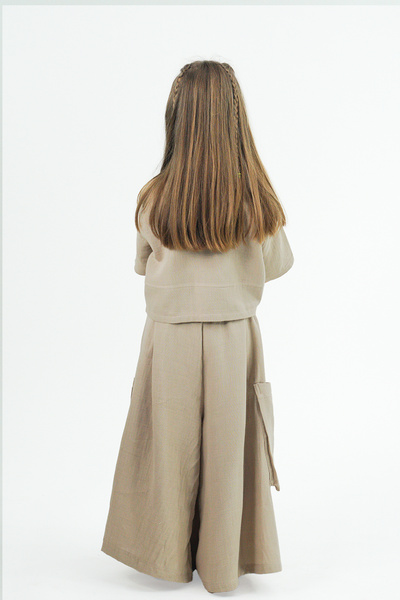 Catz Kids Girl's Cali Muslin Trouser Skirt and Shirt Set