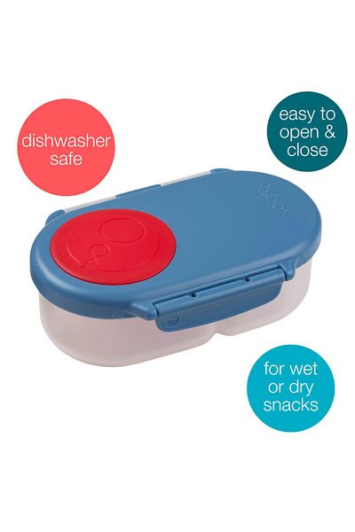 Bbox B.Box Snackbox , Mini Bento Lunch Box With 2 Leakproof Compartments , Kids Lunch & Snacks