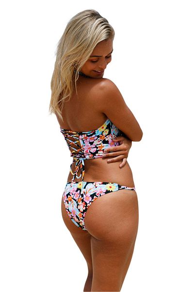 WildFashion Two-piece tankini swimsuit with floral print SW1186-25