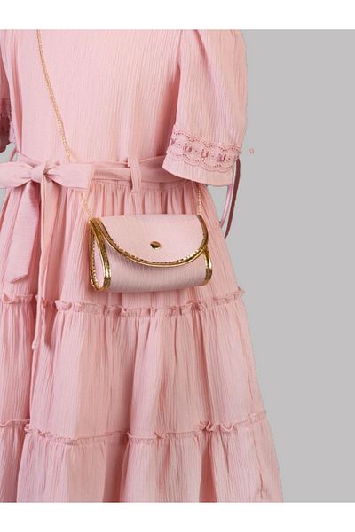 Cherrys Bebek Wrapped Layered Bag Dress