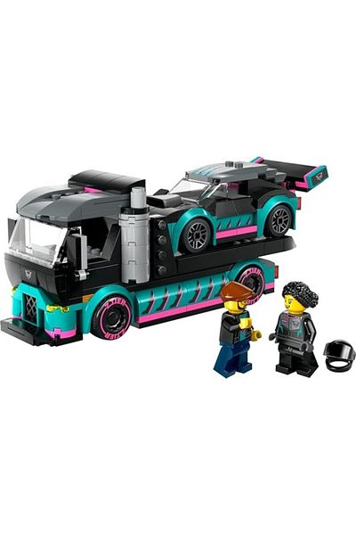 ShopZum City Racing Car and Car Carrier Truck 60406-6 Years and Above Girls and Boys