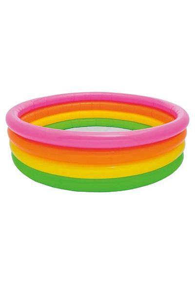 Intex Inflatable pool for children with 3 rings, size 168x46 cm, capacity 780 l, Multicolor