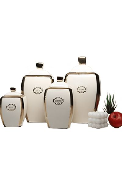 rexa 4-Piece Luxury Tea and Coffee Storage Set