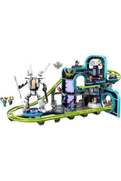 ShopZum City Robot World Roller Coaster Park 60421-8 Children over 8 Years Old Creative Toy Construction