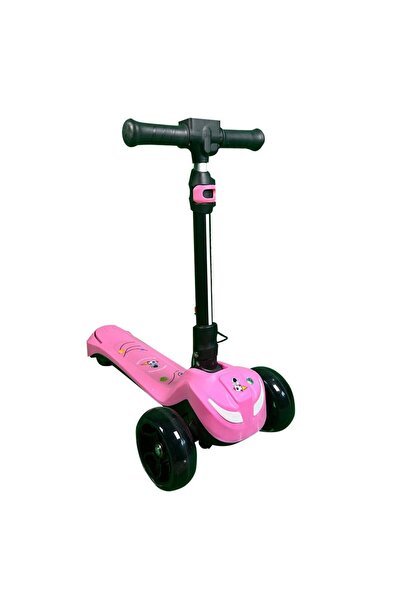 Genel Markalar Led Işıklı Hoparlörlü 3 Tekerlekli Yükseklik Ayarlı Elektrikli Scooter - 60W