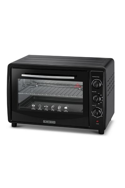 Black&Decker 1800W Double Glass Toaster Oven Black 45 liter