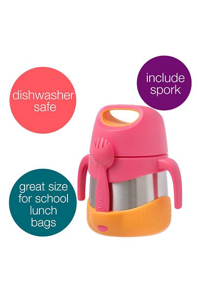 Bbox B.Box Insulated Food Jar, Warm Up To 5Hrs, 335Ml, Keeps Food Cold Up To 7Hrs