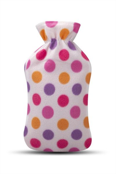 Trade Bazaar 2 Liter Premium Mixed Pattern Washable Colorful Washable Full Covered Hot Water Bag