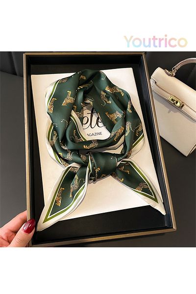 Youtrico Long silk scarves,Headbands,Steeds,Animal,147cm