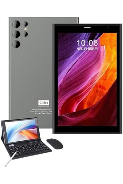 OTEETO تابلت CM824 Ultra مقاس 8 بوصات، تابلت 5G، شريحة اتصال واحدة، واي فاي، تابلت للأطفال، يدعم تيك توك، كاميرا مزدوجة،
