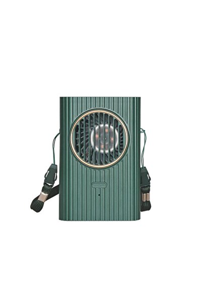 İdeas4comfort Portable Neck Cord Fan with Flat Surface Stand, 3 Speed, USB Charging, 2000mAh Battery, 4W, Ideas4Co