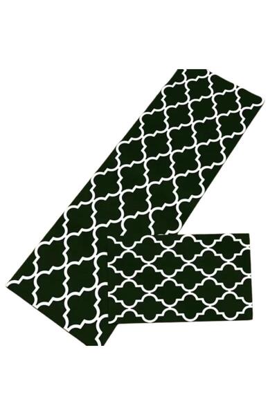 OEM Set of 2 kitchen mats, 40x60 + 40x120, Black