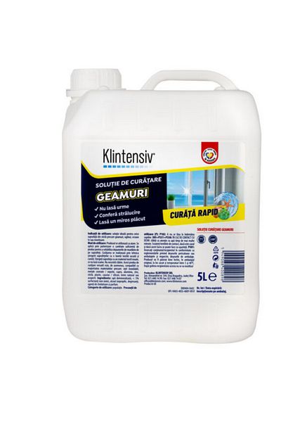 KLINTENSIV Window Cleaning Solution, 5 Liters, Klintensiv