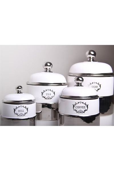 rexa 4-Piece Luxury Tea and Coffee Storage Set