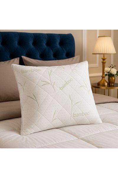 realdecor Bamboo Memory Pillow 50x70 cm with Bamboo Memory Fibers