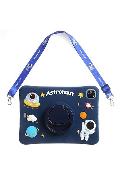 İdeas4comfort Husă de protecție pentru tablete Samsung cu inel de susținere și curea, Ideas4Comfort™ Astronaut