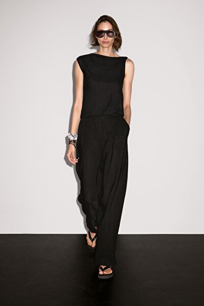 Massimo Dutti Düğüm detaylı asimetrik top