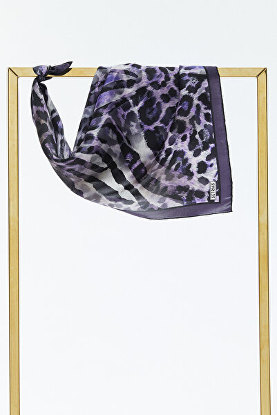 Setrms Leopar Desen Sura İpek Eşarp