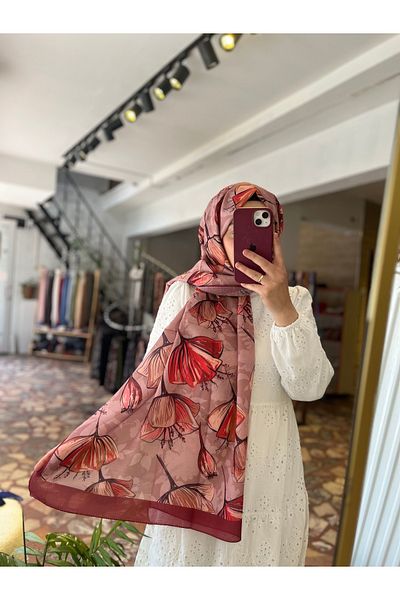 Neva Flower Pattern Shal, Patterned Shawl