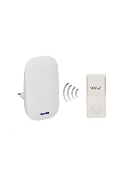 Orno Sonerie wireless 230V RAVE AC ORNO OR-DB-YR-127, distanță de operare 100m, 80db, sistem de învățare