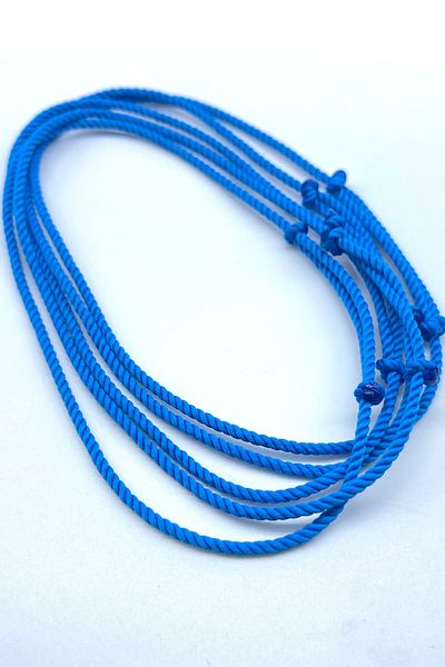 Concept HuBuTU 5 Pieces Blue Twisted Rope Simple and Stylish Anklet Set