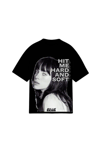 Urbanstadt Billie Eilish Hard and Soft Oversized Tshirt