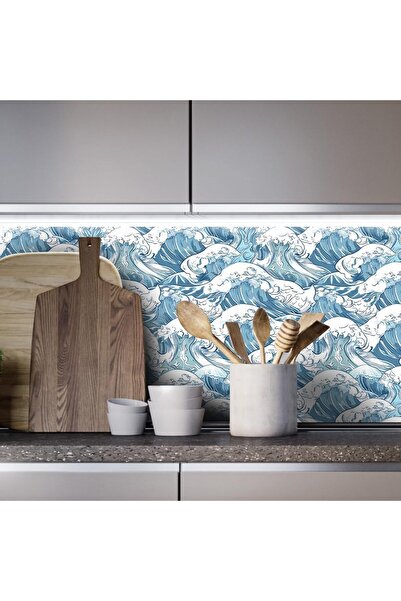 Rabadon ملصق تغليف بلاط رخامي لاصق لسطح المطبخ مقاس 60 سم × 100 سم