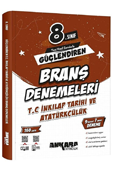 Evrensel İletişim Yayınları 8.Sınıf Ankara Güçlendiren İNKILAP TARİHİ Branş D...