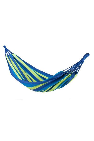 SIKS ® hammock size 190x75, max 120 kg, multicolor blue