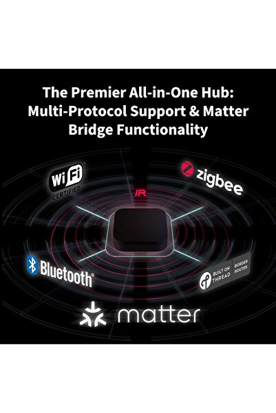 Aqara Smart Hub M3 - يدعم Matter، Thread، Zigbee، IR، PoE | متوافق مع Alexa، HomeKit، IFTTT، SmartThings