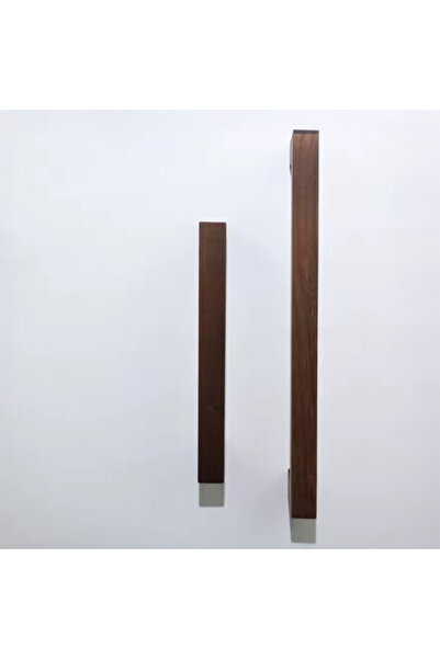 ka tasarım Σετ 2 λαβών ξύλινων λαβών, λαβή από μασίφ ξύλο, λαβή από φυσικό ξύλο, ξύλινη λαβή συρταριού, χρώμα καρυδιάς