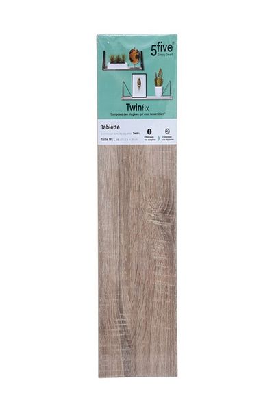 Five Simply Smart Twinfix High Quality Wooden Thin Wall Shelf