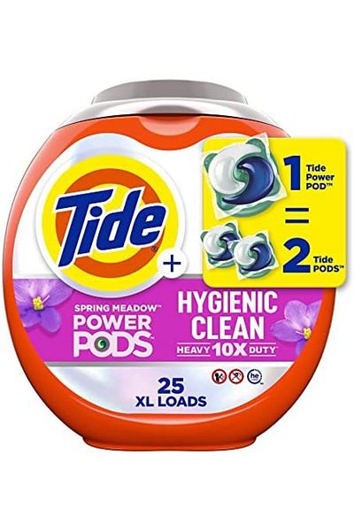 Tide Hygienic Clean Heavy 10x Duty Power PODS Laundry Detergent - Spring Meadow, 25 Count