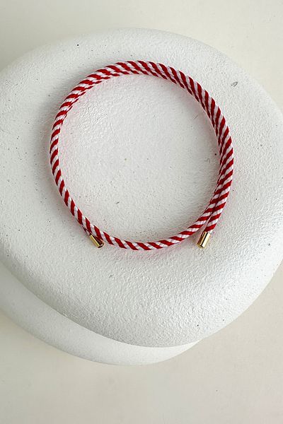 Modex Line Detail Magnet Wrapped Rope Bracelet Necklace Anklet (50cm)
