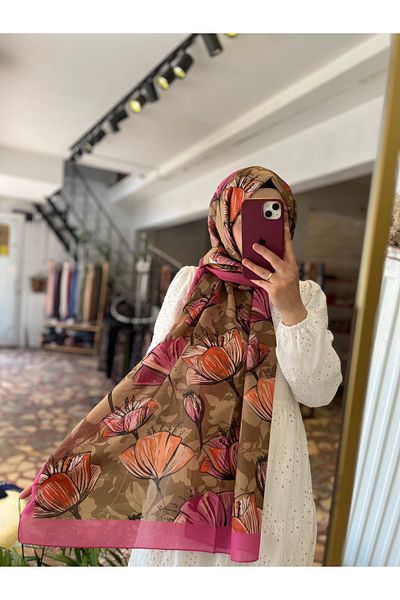 Neva Flower Pattern Shal, Patterned Shawl